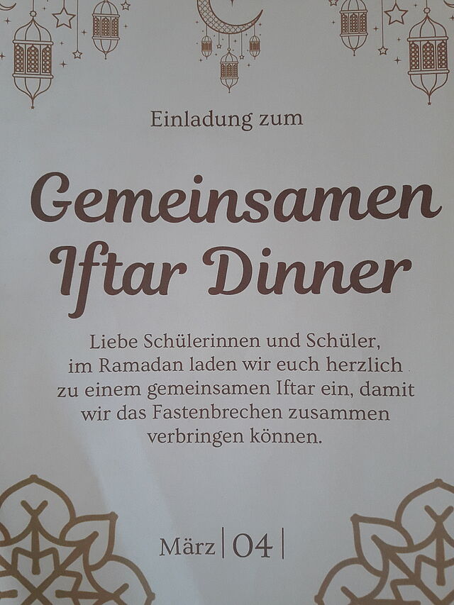 Einladung zum Iftar