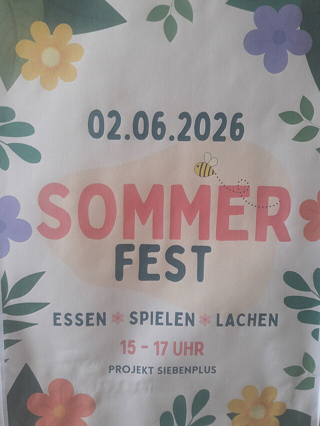 Die Einladung zum Sommerfest.